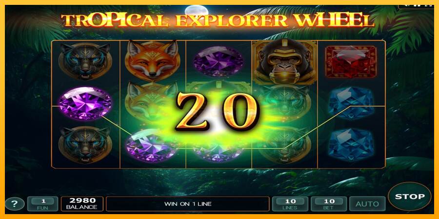 Tropical Explorer Wheel máquina de juego por dinero, imagen 2