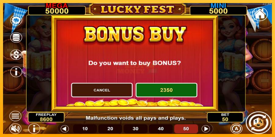 Lucky Fest Hold & Win máquina de juego por dinero, imagen 4