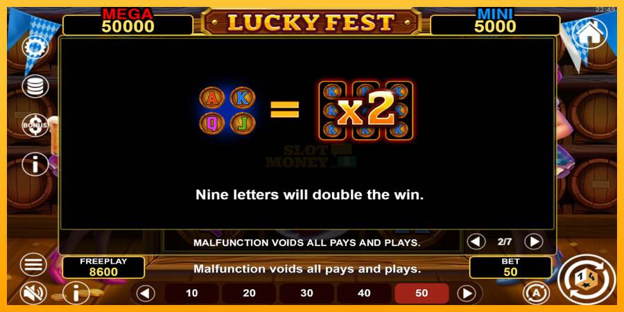 Lucky Fest Hold & Win máquina de juego por dinero, imagen 6