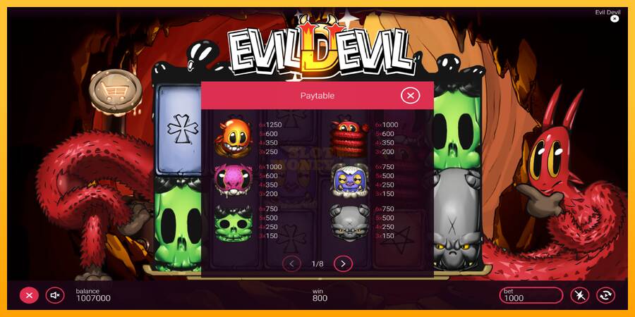 Evil Devil máquina de juego por dinero, imagen 5