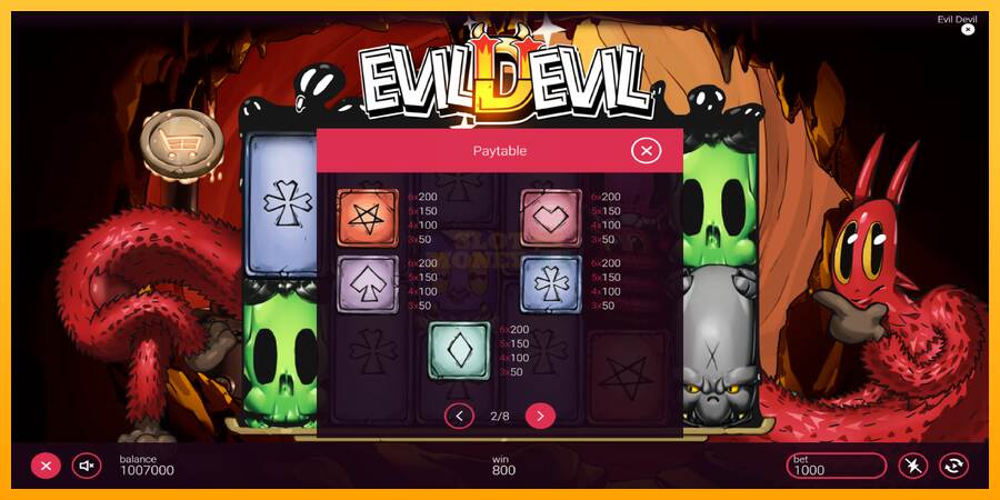 Evil Devil máquina de juego por dinero, imagen 6