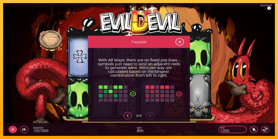 Evil Devil máquina de juego por dinero, imagen 7