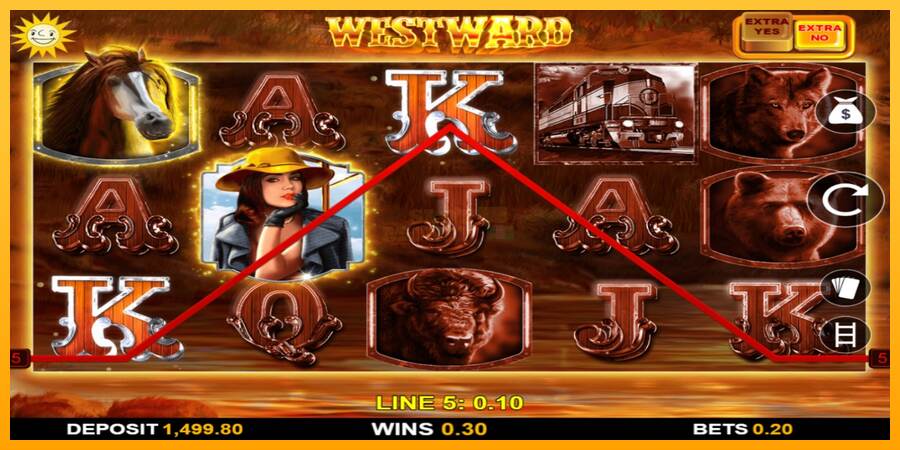 Westward máquina de juego por dinero, imagen 2