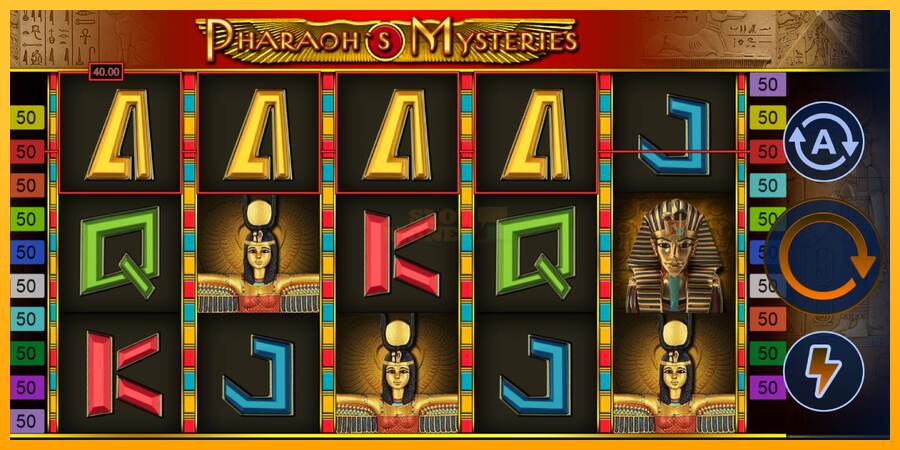 Pharaohs Mysteries máquina de juego por dinero, imagen 4