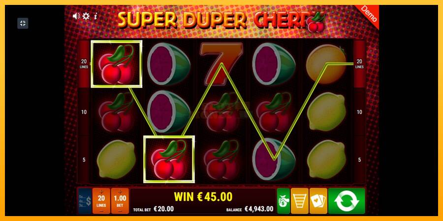 Super Duper Cherry máquina de juego por dinero, imagen 2