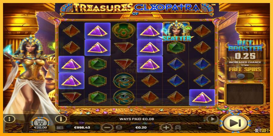 Treasures of Cleopatra máquina de juego por dinero, imagen 2