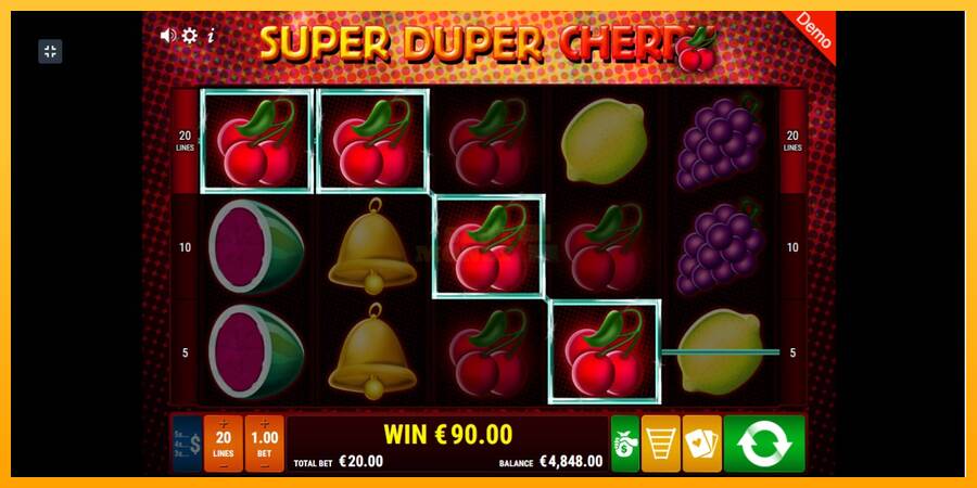 Super Duper Cherry máquina de juego por dinero, imagen 3