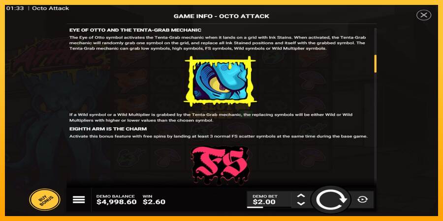 Octo Attack máquina de juego por dinero, imagen 5