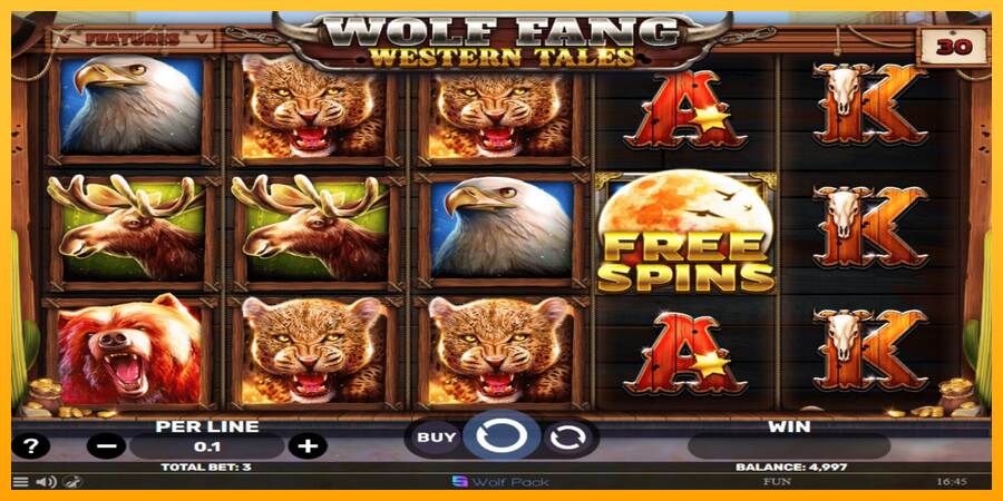 Wolf Fang - Western Tales máquina de juego por dinero, imagen 2