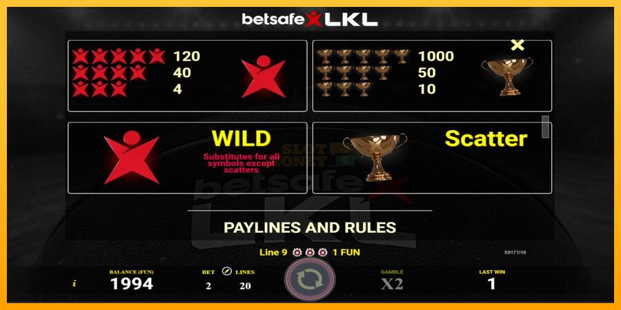 Betsafe LKL máquina de juego por dinero, imagen 4