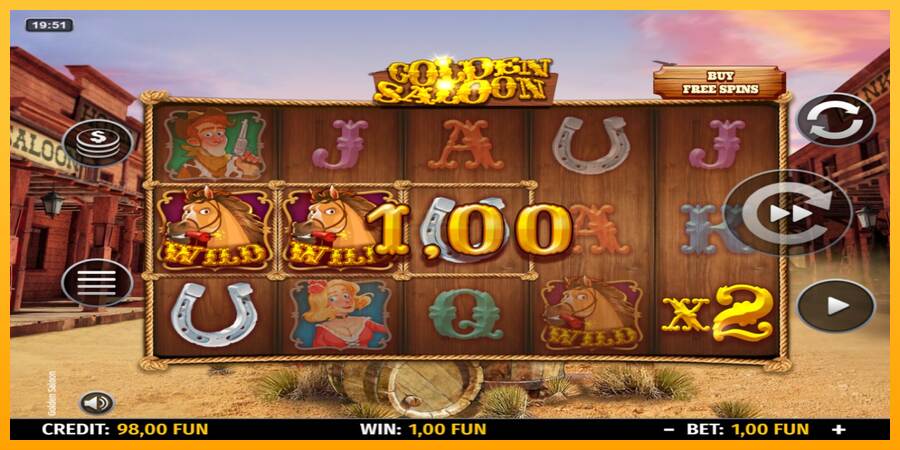 Golden Saloon máquina de juego por dinero, imagen 3