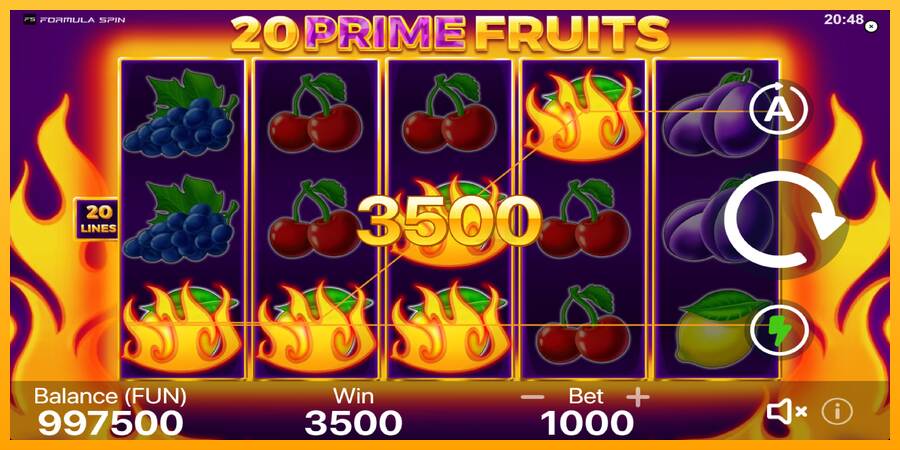 20 Prime Fruits máquina de juego por dinero, imagen 2