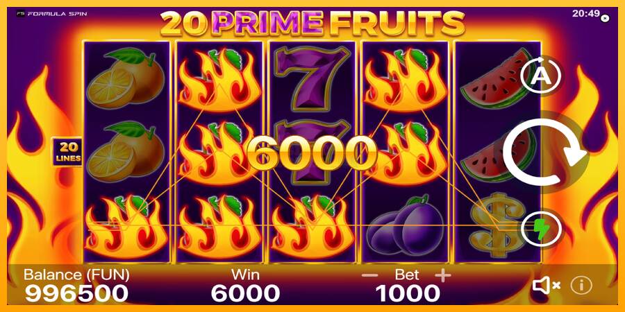 20 Prime Fruits máquina de juego por dinero, imagen 4