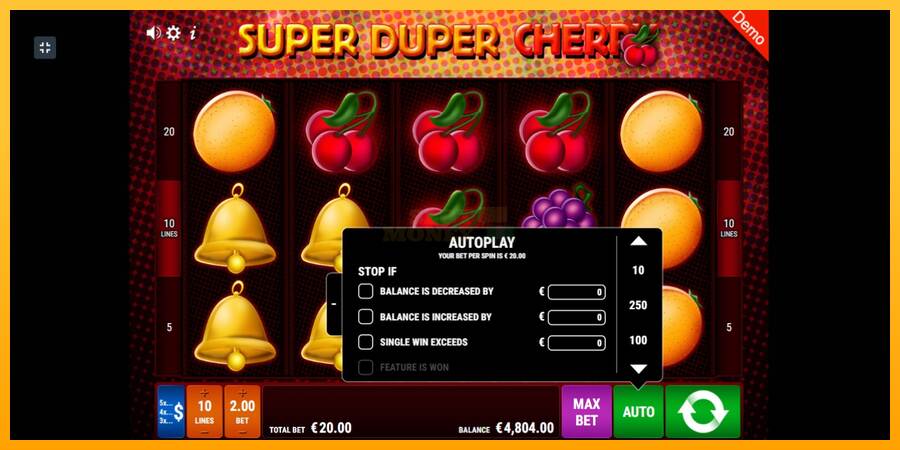 Super Duper Cherry máquina de juego por dinero, imagen 5