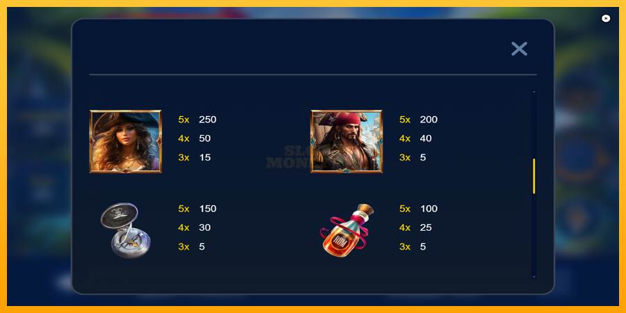 Pirate Gold Hold and Win máquina de juego por dinero, imagen 5