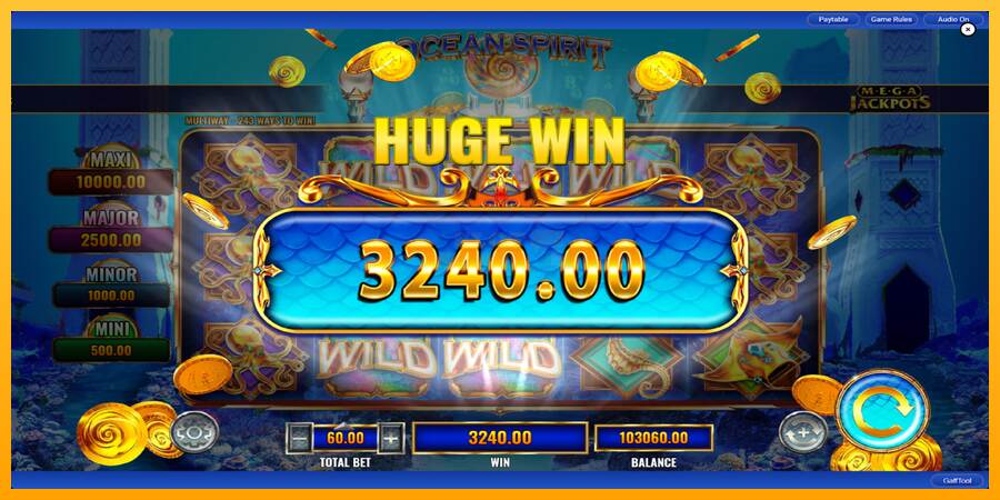 Ocean Spirit MegaJackpots máquina de juego por dinero, imagen 4