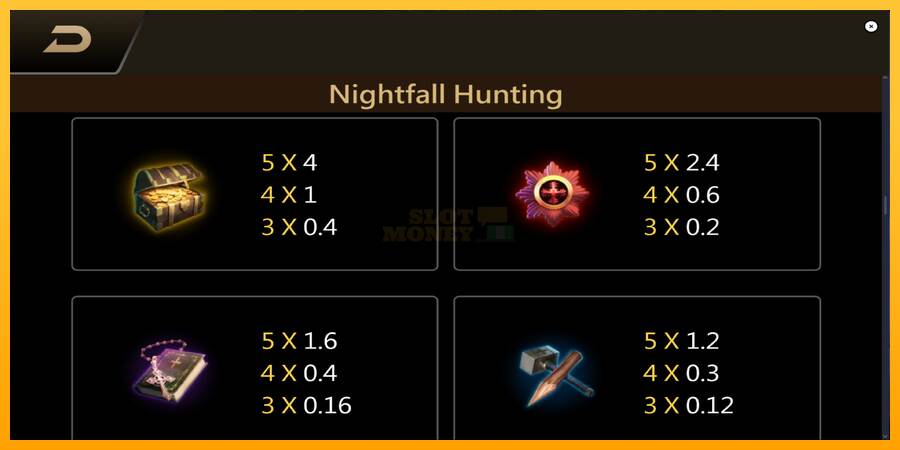 Nightfall Hunting máquina de juego por dinero, imagen 5