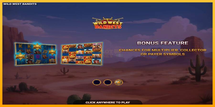 Wild West Bandits máquina de juego por dinero, imagen 1