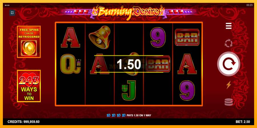 Burning Desire máquina de juego por dinero, imagen 1