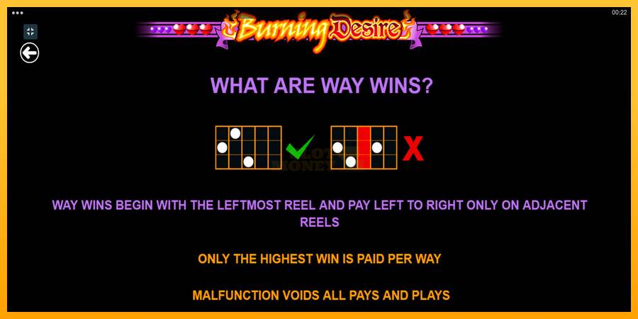 Burning Desire máquina de juego por dinero, imagen 3