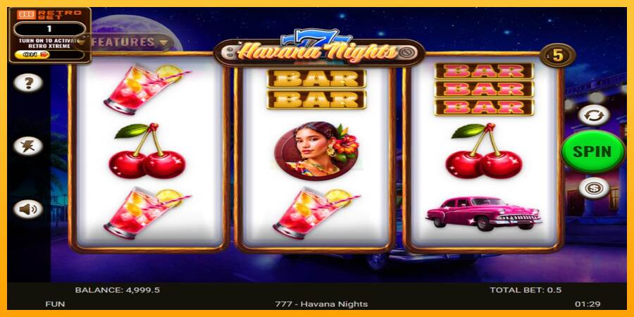 777 - Havana Nights máquina de juego por dinero, imagen 2