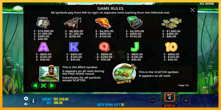 Gold Carp Bonanza máquina de juego por dinero, imagen 5