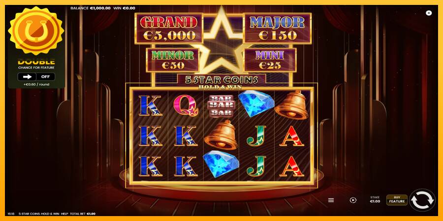 5 Star Coins: Hold & Win máquina de juego por dinero, imagen 2