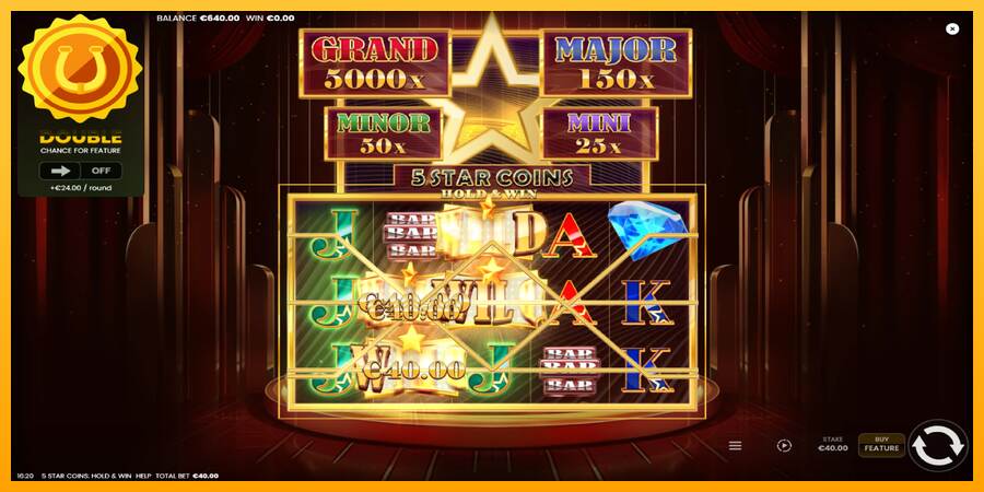 5 Star Coins: Hold & Win máquina de juego por dinero, imagen 3