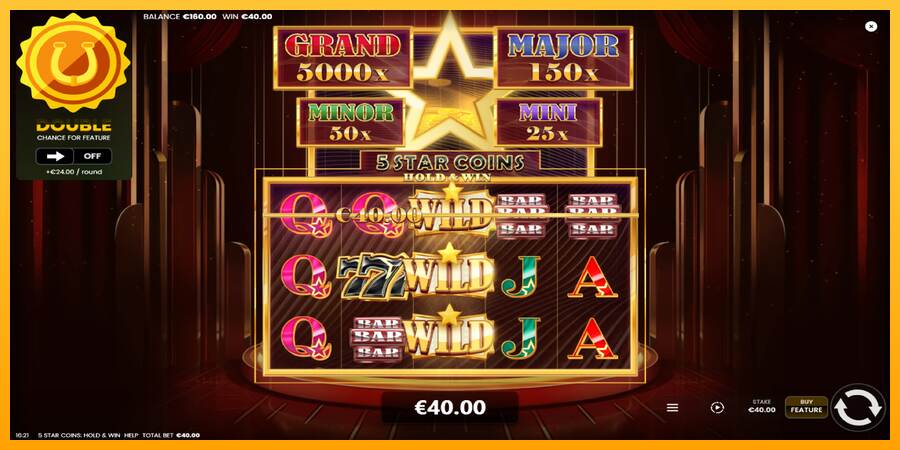 5 Star Coins: Hold & Win máquina de juego por dinero, imagen 4