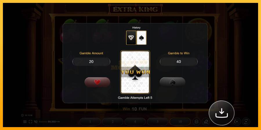 Extra King máquina de juego por dinero, imagen 4