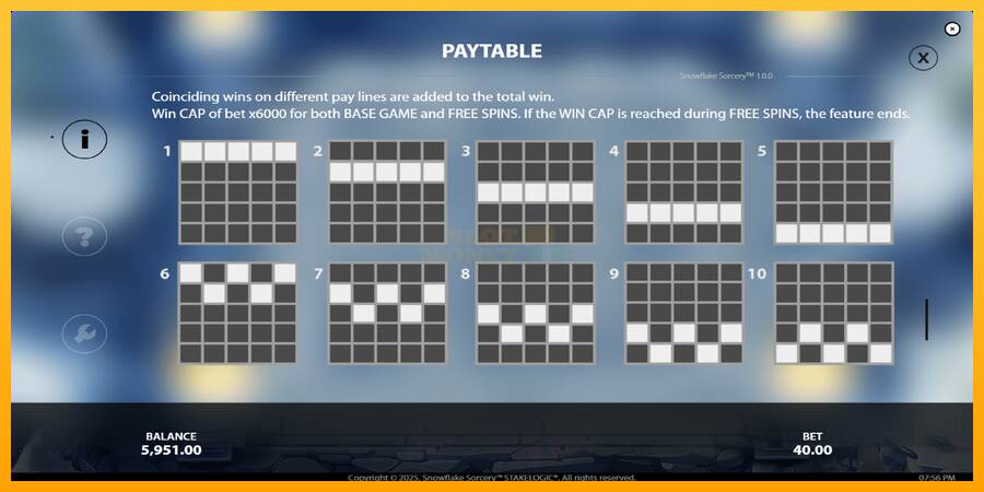 Snowflake Sorcery máquina de juego por dinero, imagen 7