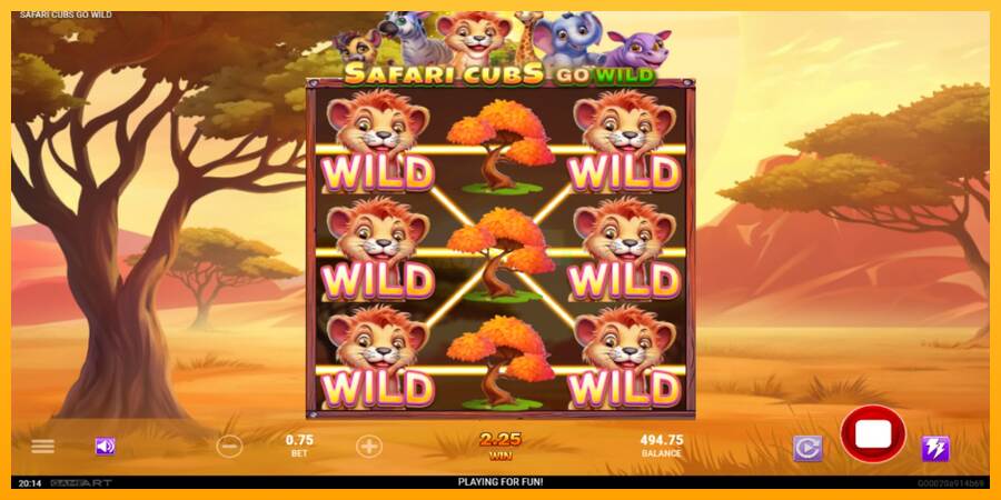 Safari Cubs Go Wild máquina de juego por dinero, imagen 3