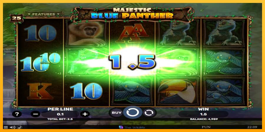 Majestic Blue Panther máquina de juego por dinero, imagen 3