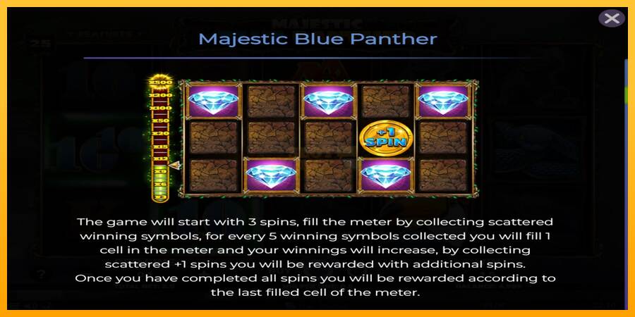 Majestic Blue Panther máquina de juego por dinero, imagen 5