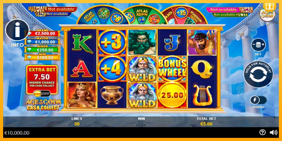 Age of the Gods Cash Collect máquina de juego por dinero, imagen 1