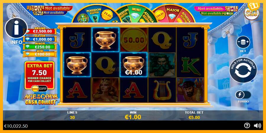 Age of the Gods Cash Collect máquina de juego por dinero, imagen 3