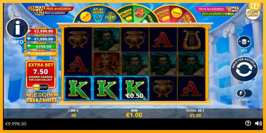 Age of the Gods Cash Collect máquina de juego por dinero, imagen 4