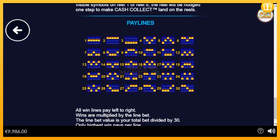 Age of the Gods Cash Collect máquina de juego por dinero, imagen 7