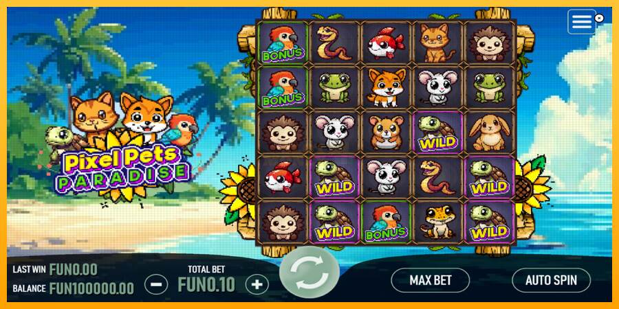 Pixel Pets Paradise máquina de juego por dinero, imagen 1