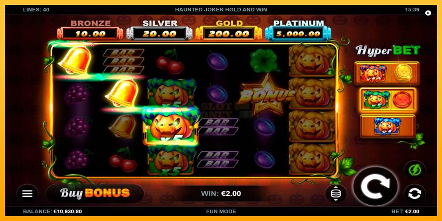 Haunted Joker Hold and Win máquina de juego por dinero, imagen 4