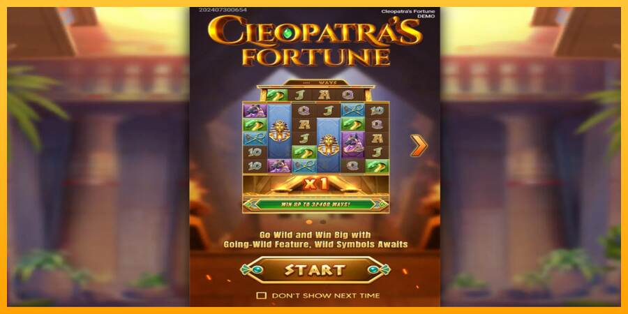 Cleopatras Fortune máquina de juego por dinero, imagen 1