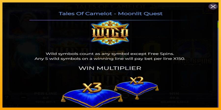 Tales of Camelot - Moonlit Quest máquina de juego por dinero, imagen 4