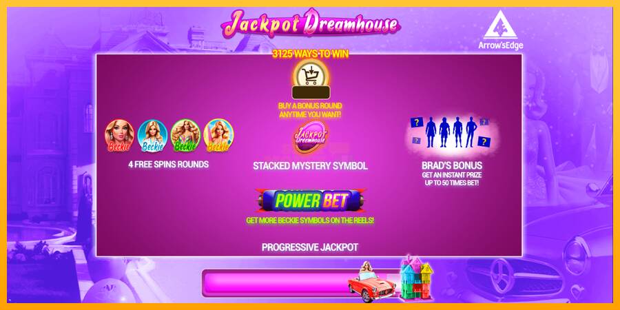 Jackpot Dreamhouse máquina de juego por dinero, imagen 1