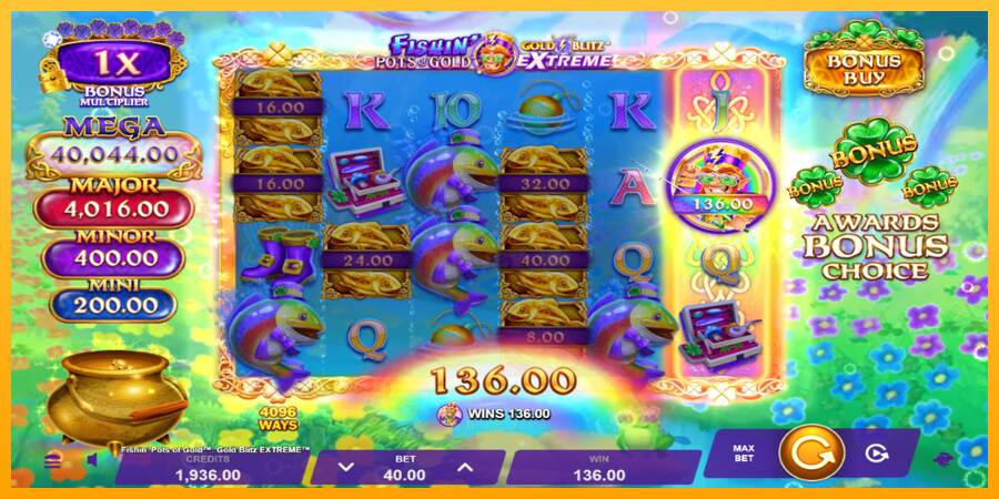 Fishin Pots of Gold: Gold Blitz Extreme máquina de juego por dinero, imagen 3