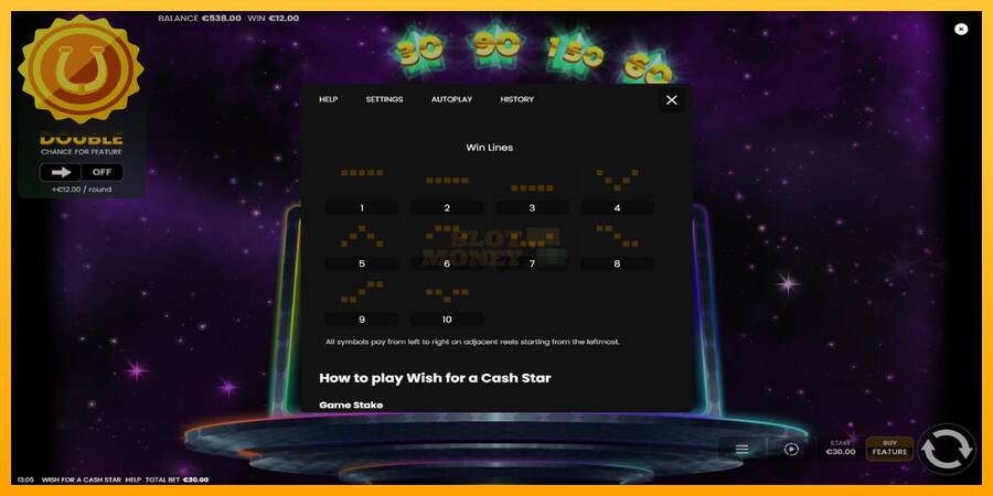 Wish for a Cash Star máquina de juego por dinero, imagen 7