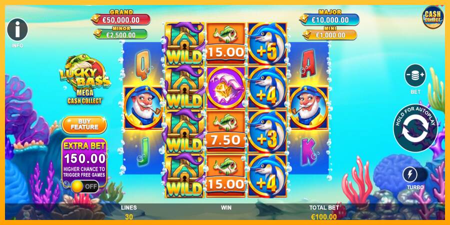 Lucky Bass Mega Cash Collect máquina de juego por dinero, imagen 2