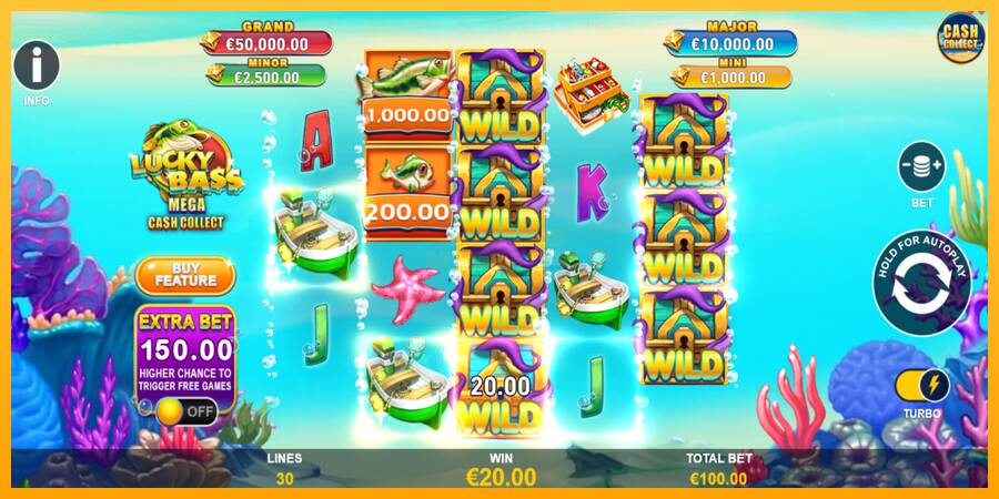 Lucky Bass Mega Cash Collect máquina de juego por dinero, imagen 4