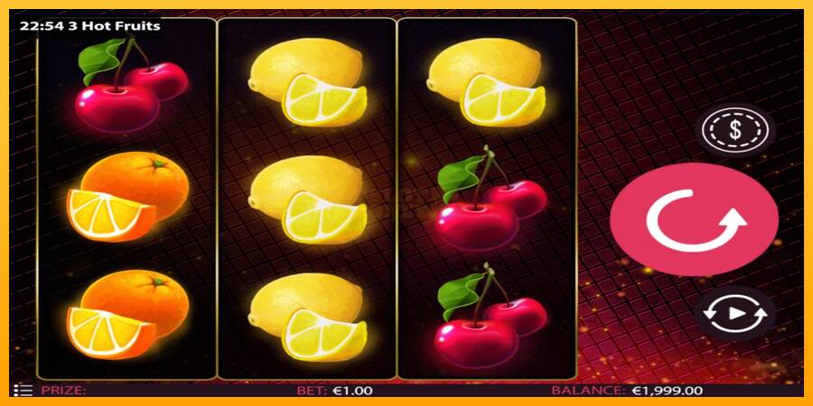 3 Hot Fruits máquina de juego por dinero, imagen 2