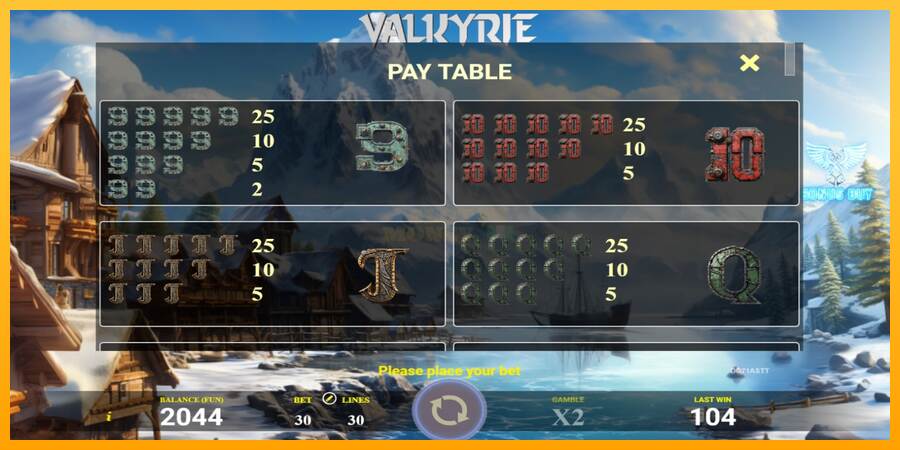 Valkyrie máquina de juego por dinero, imagen 4