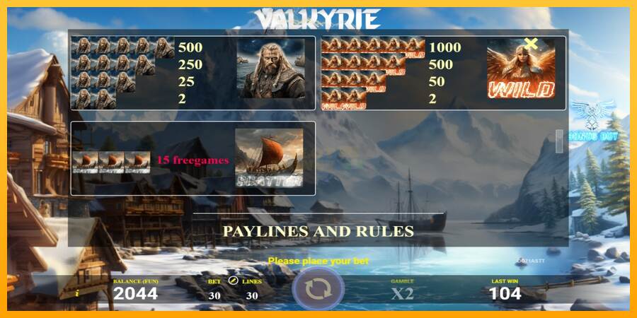 Valkyrie máquina de juego por dinero, imagen 5